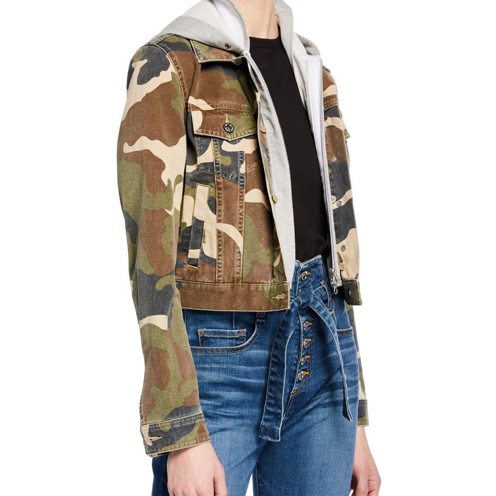 VERONICA BEARD
Cara Camo & Terry Hooded Dickey Jacket